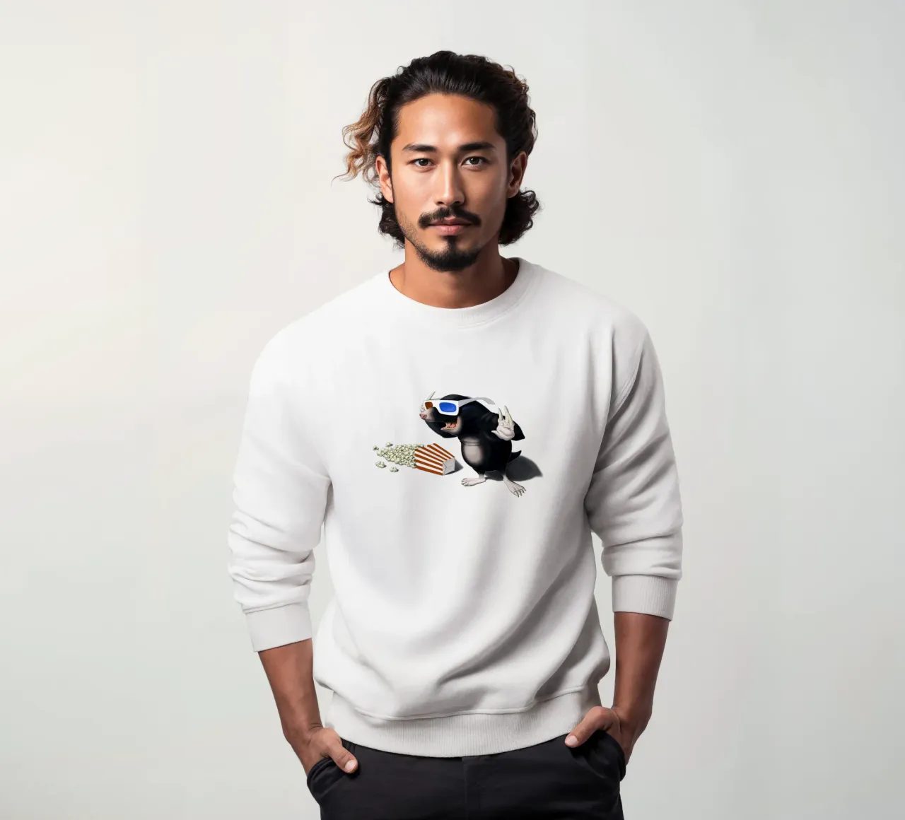 3D (Coloured) felpa da Rob Art | Illustration