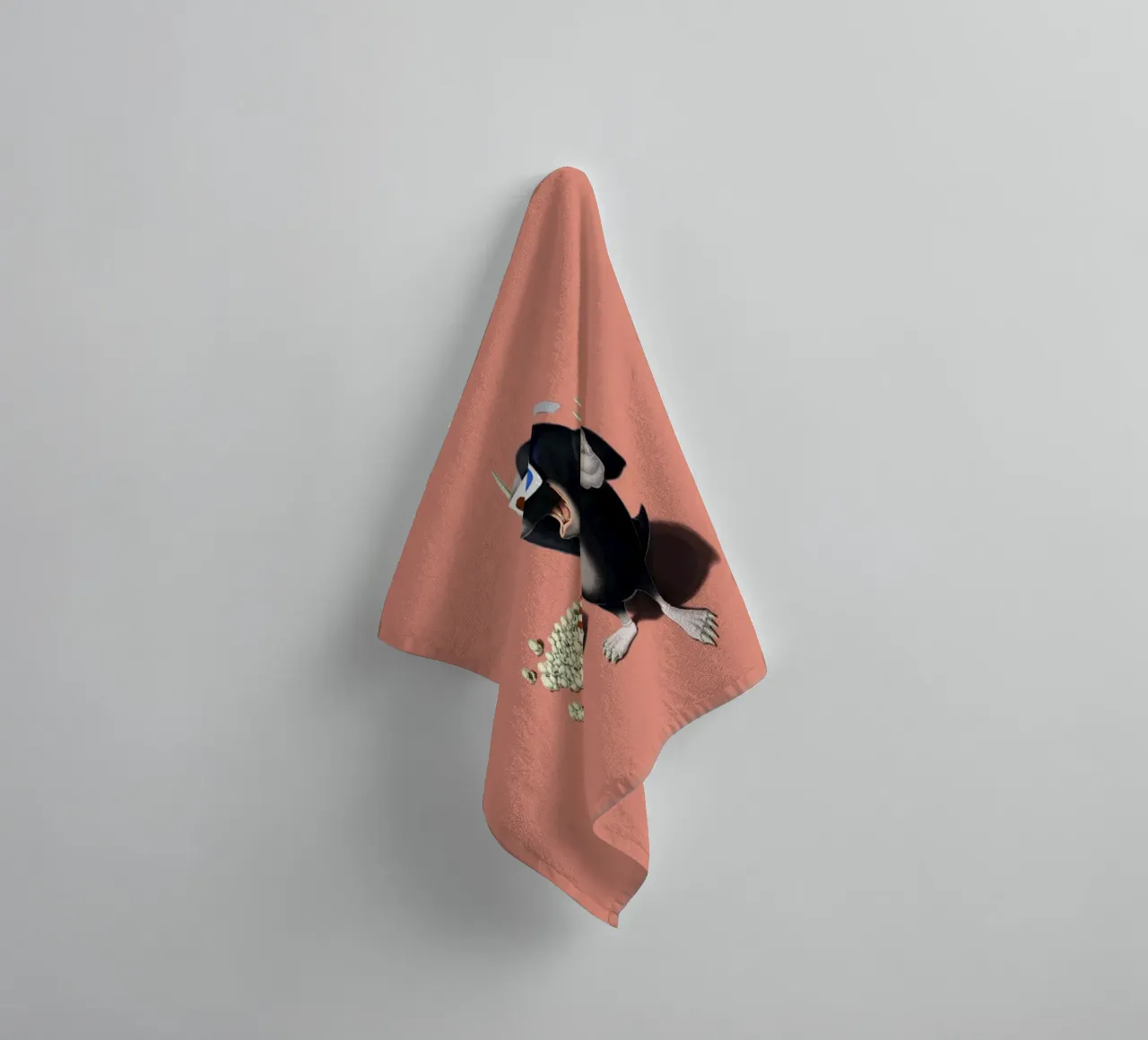 3D (Coloured) asciugamano da bagno da Rob Art | Illustration