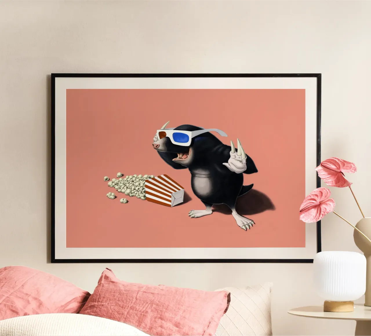 3D (Coloured) poster da Rob Art | Illustration