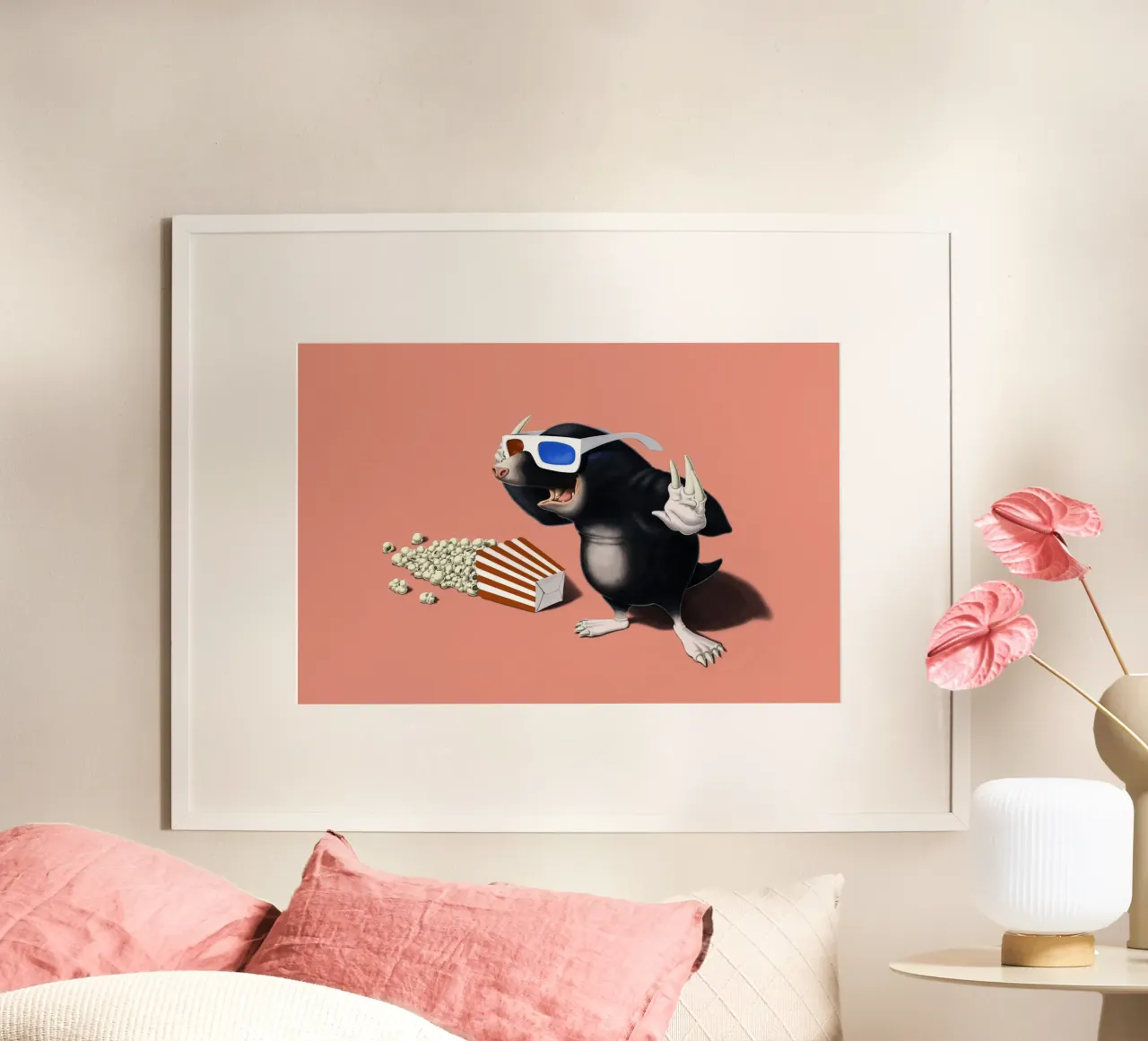 3D (Coloured) poster da Rob Art | Illustration