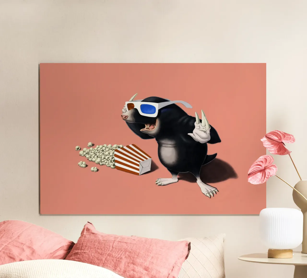 3D (Coloured) poster da Rob Art | Illustration