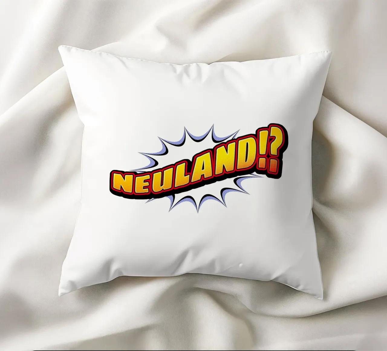Neuland cuscino da Black Sign Artwork
