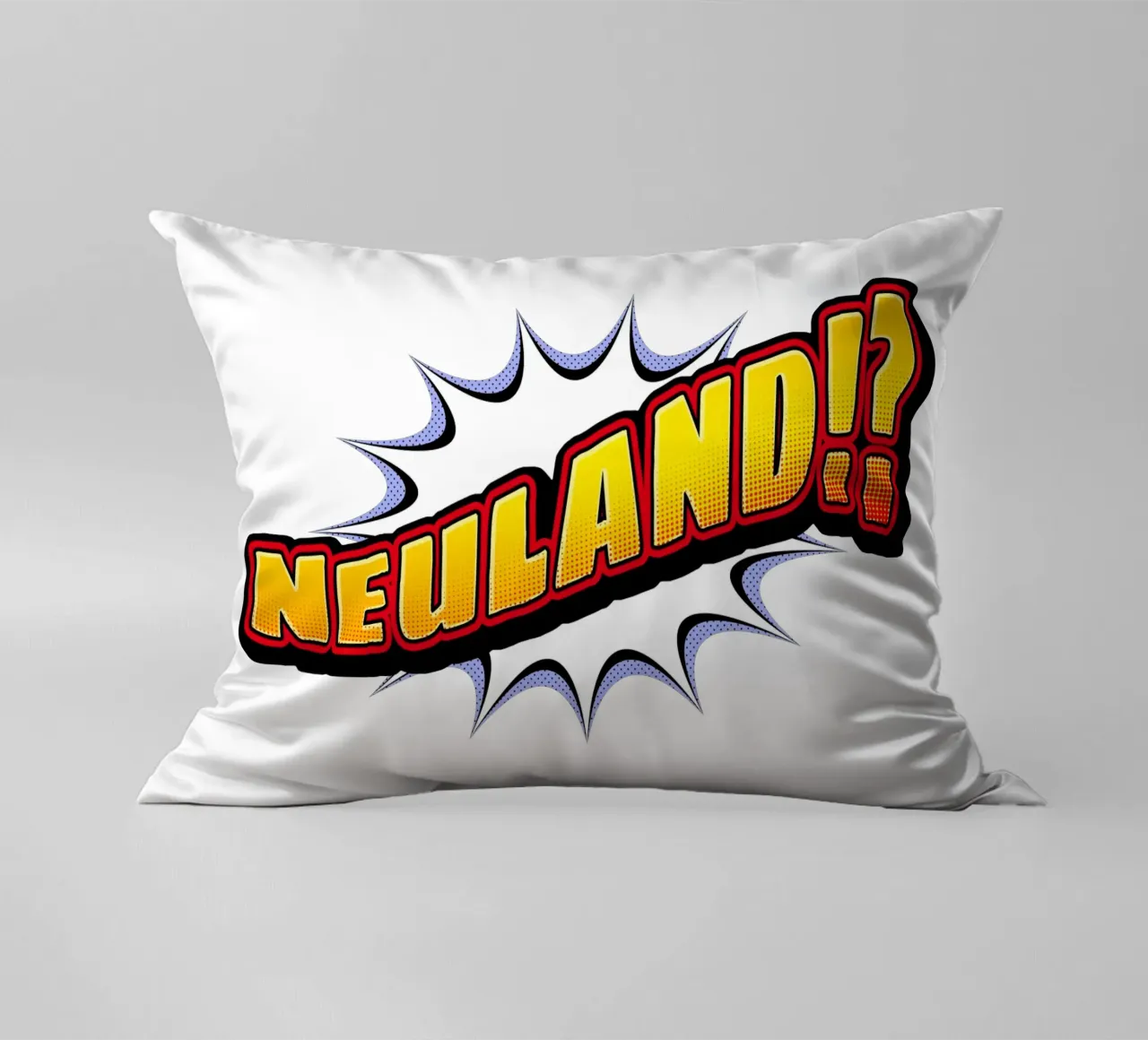 Neuland cuscino da Black Sign Artwork