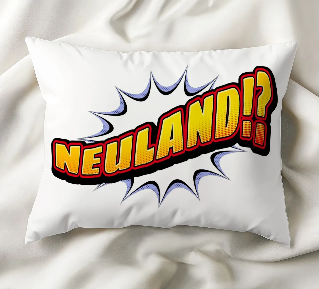 Neuland cuscino da Black Sign Artwork
