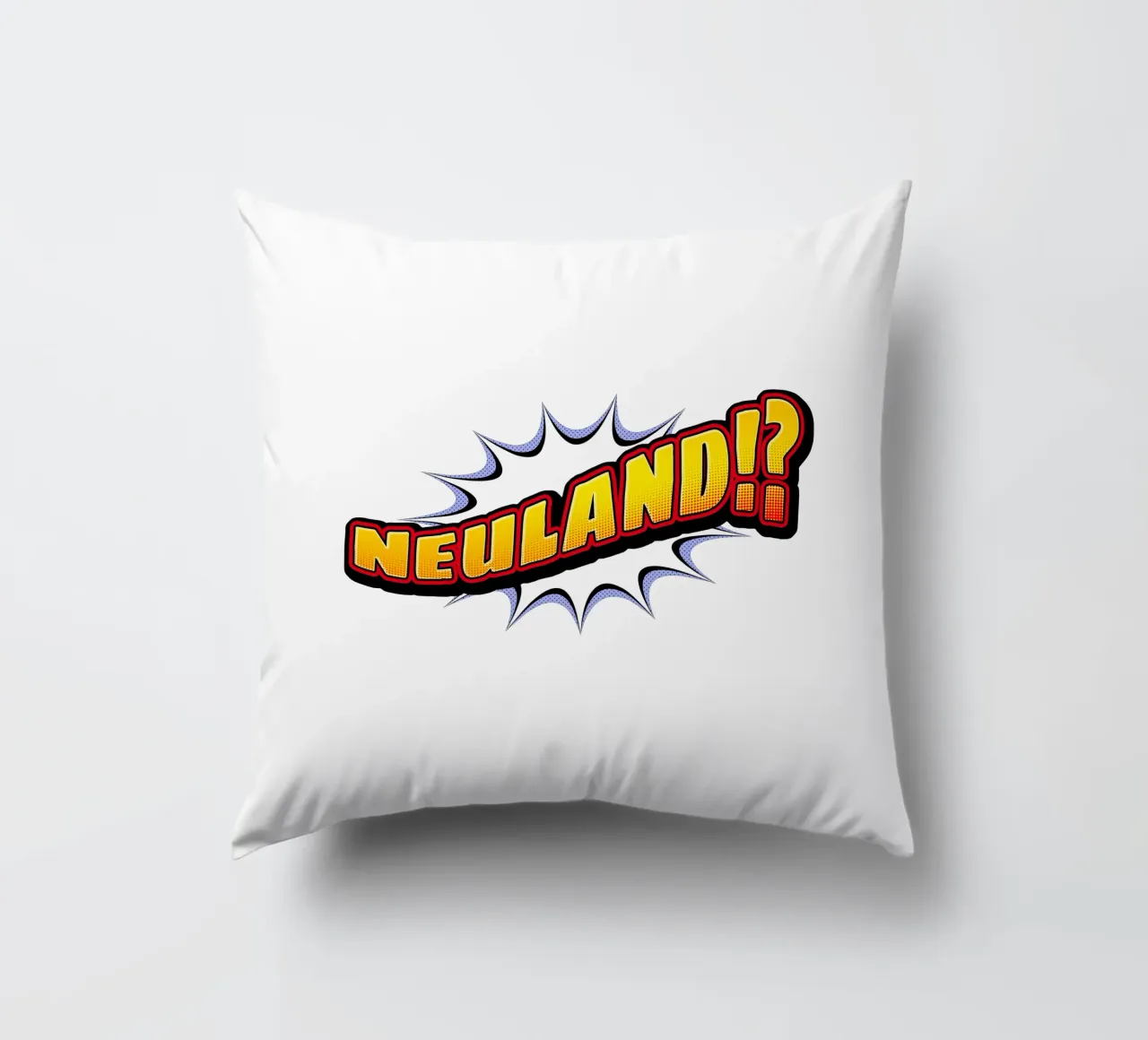 Neuland cuscino da Black Sign Artwork