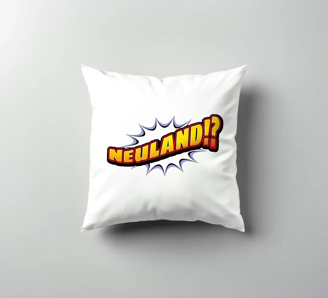 Neuland cuscino da Black Sign Artwork