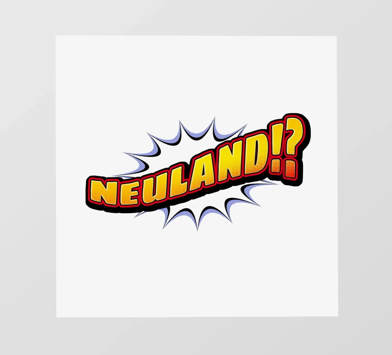 Neuland telo in pvc da Black Sign Artwork