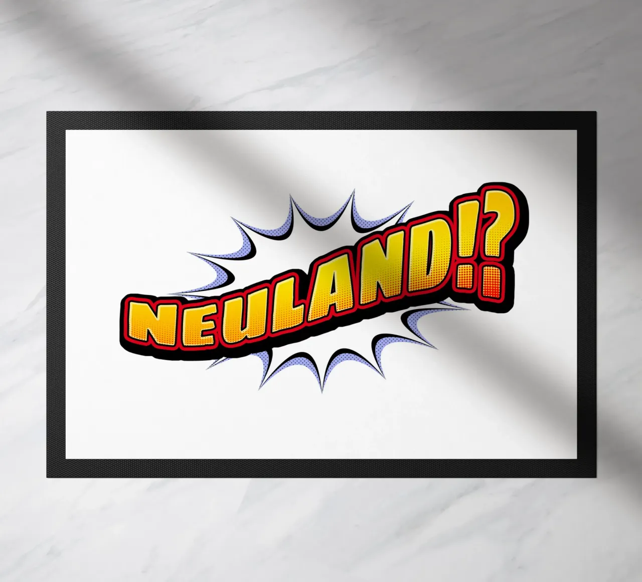 Neuland zerbino da Black Sign Artwork
