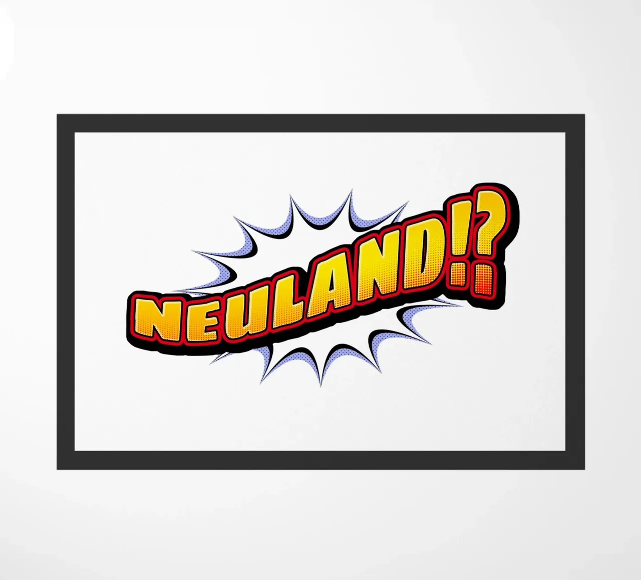 Neuland zerbino da Black Sign Artwork