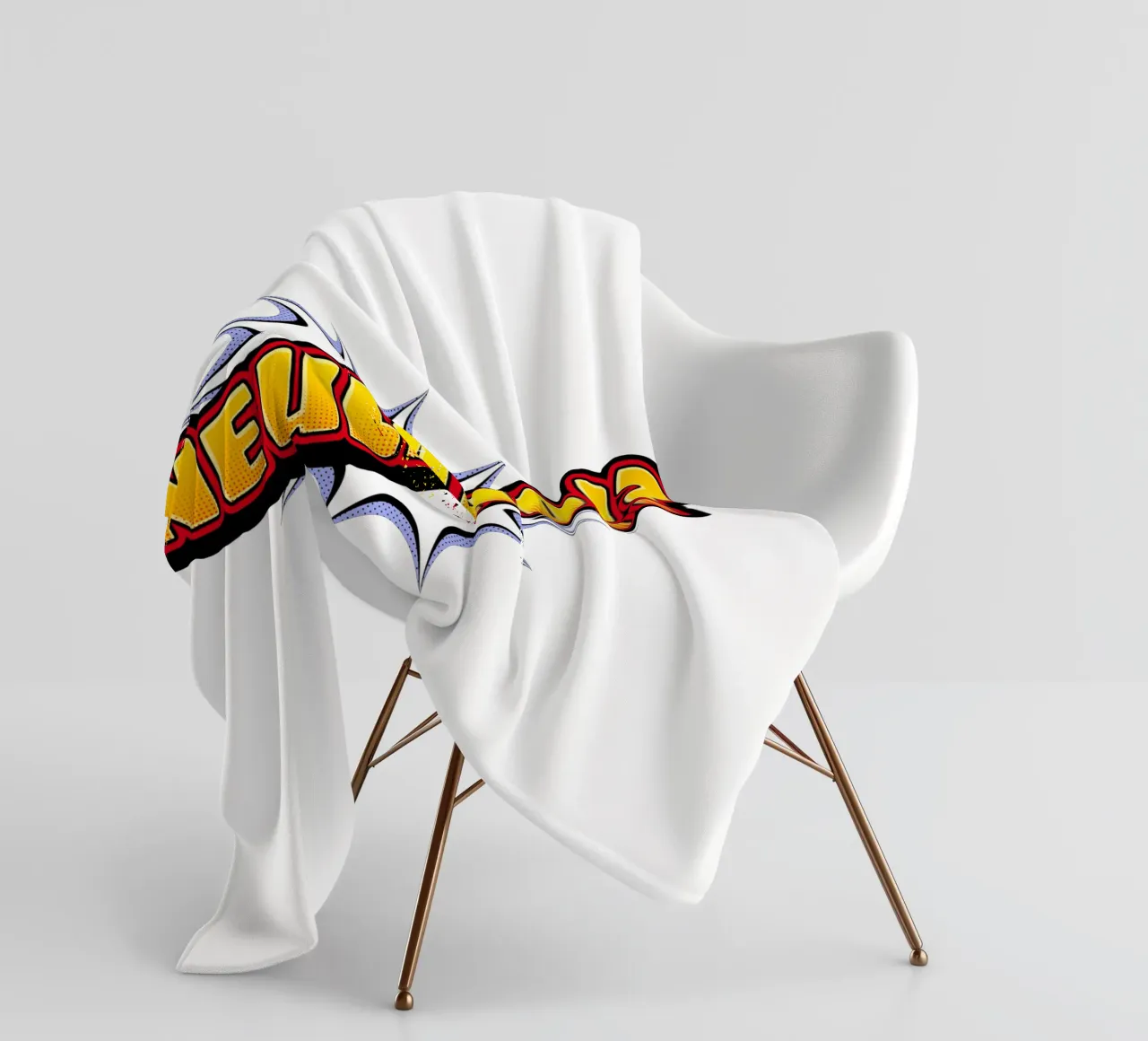 Neuland fleece blanket by Black Sign Artwork