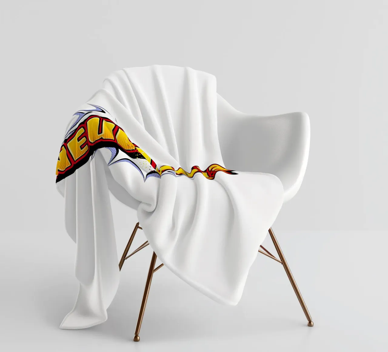 Neuland fleece blanket by Black Sign Artwork