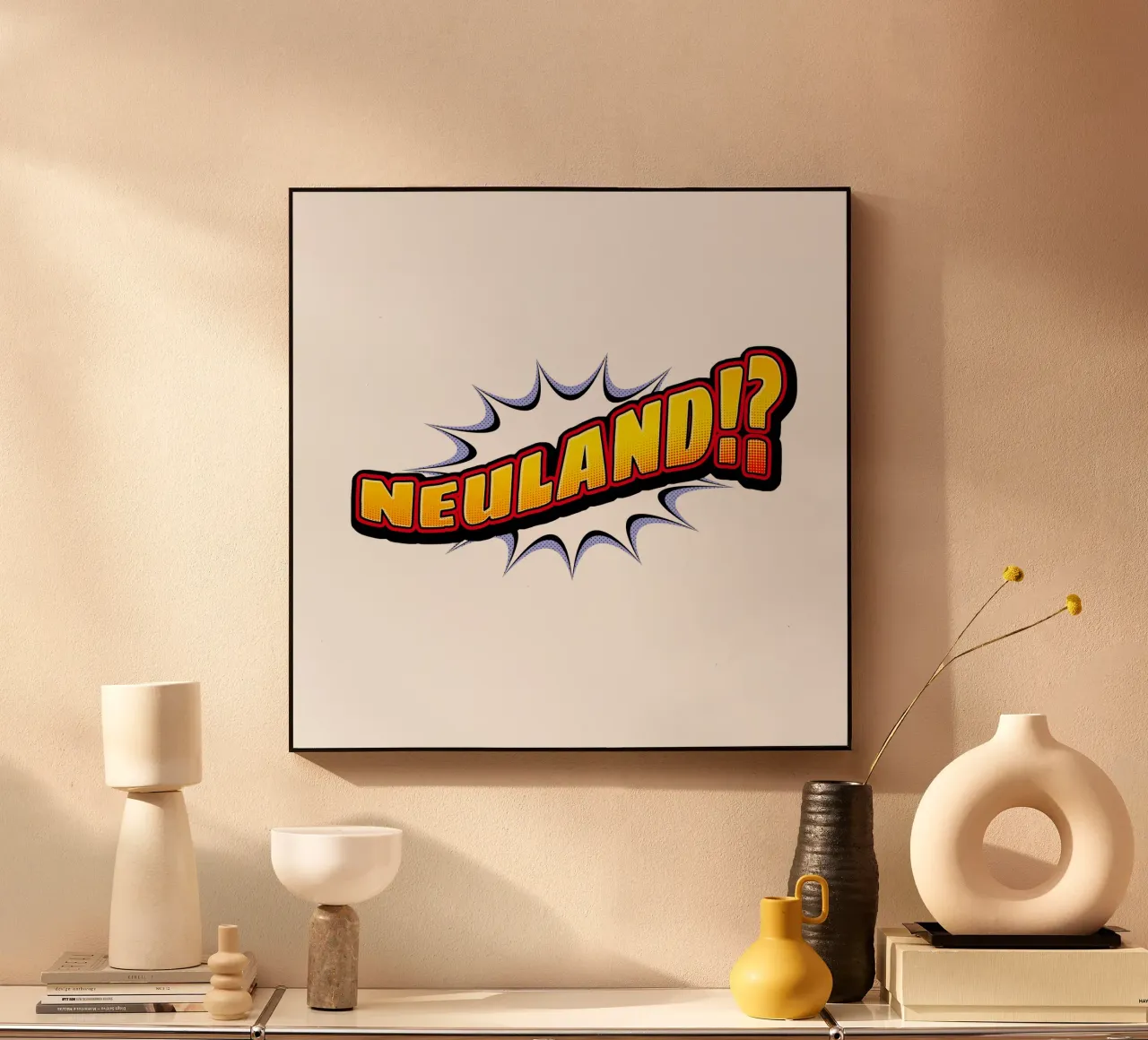 Neuland plexiglass da Black Sign Artwork