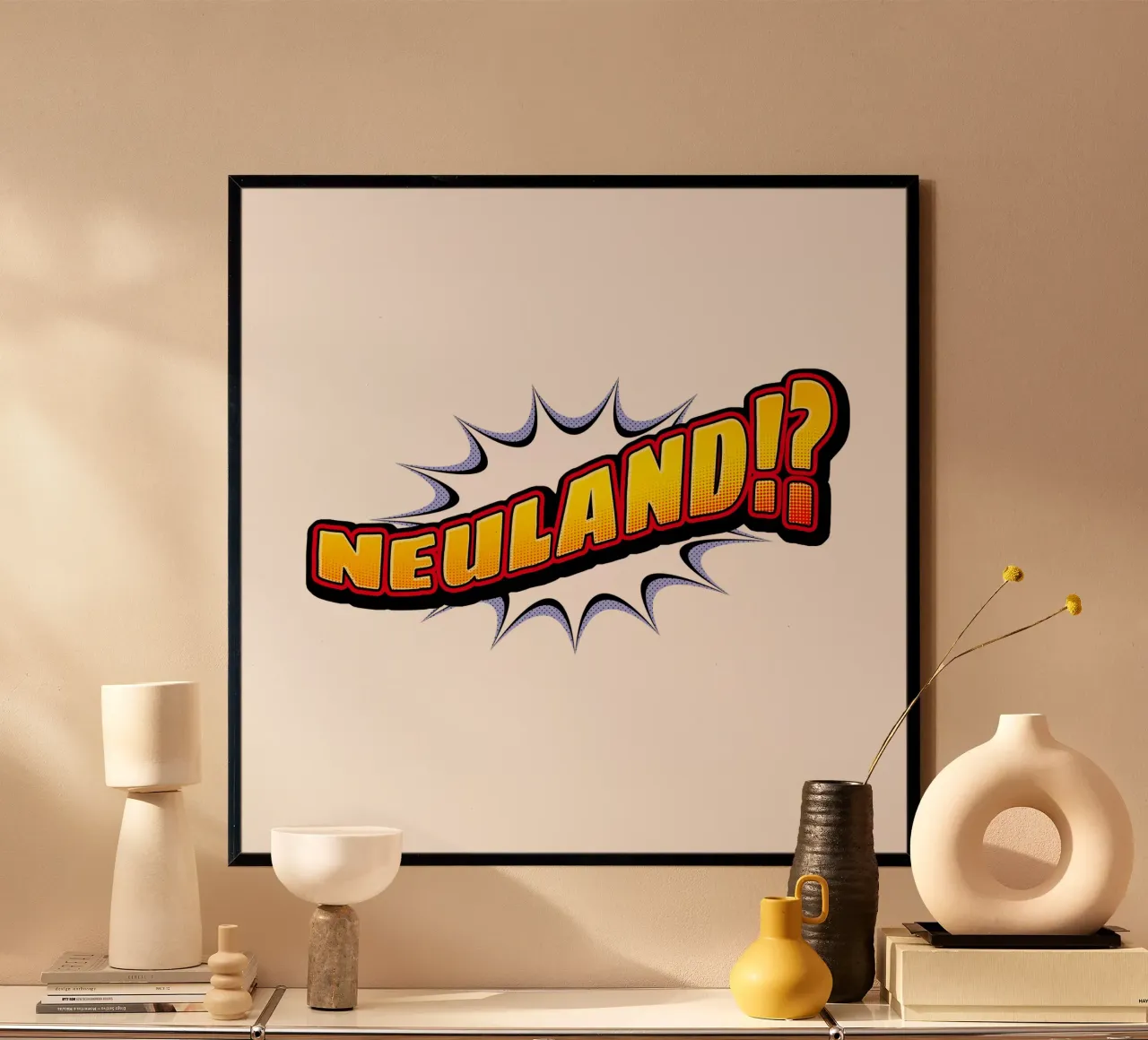 Neuland poster da Black Sign Artwork