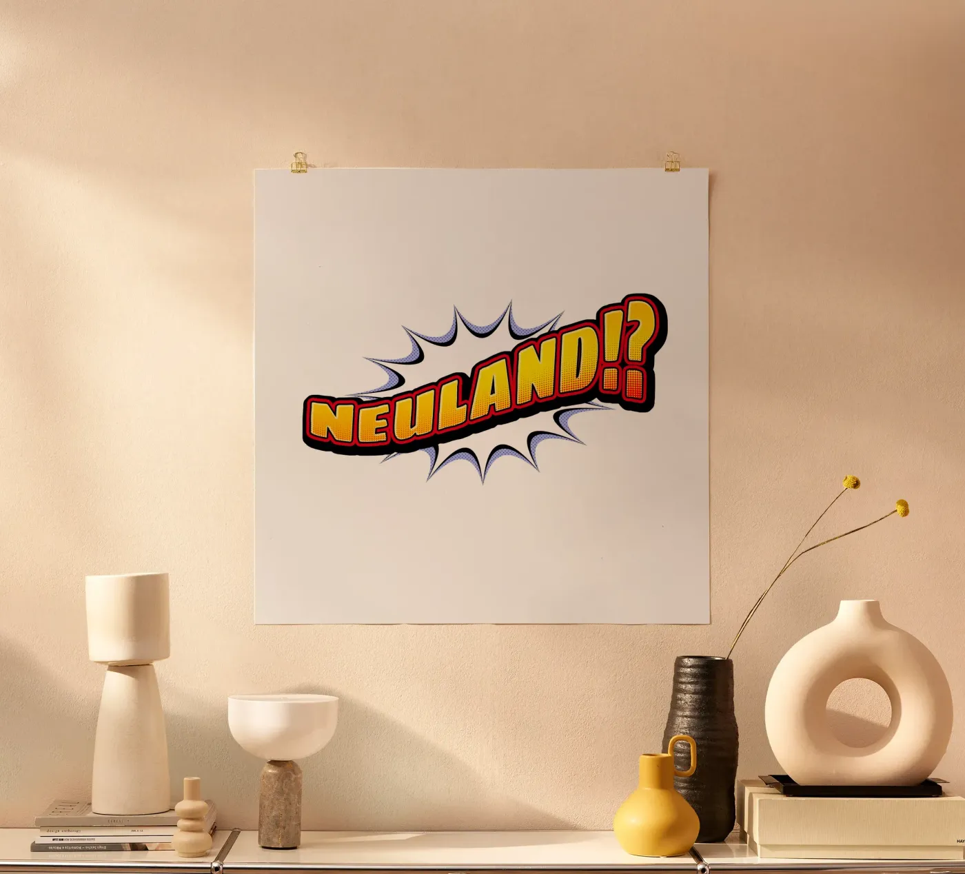 Neuland poster da Black Sign Artwork