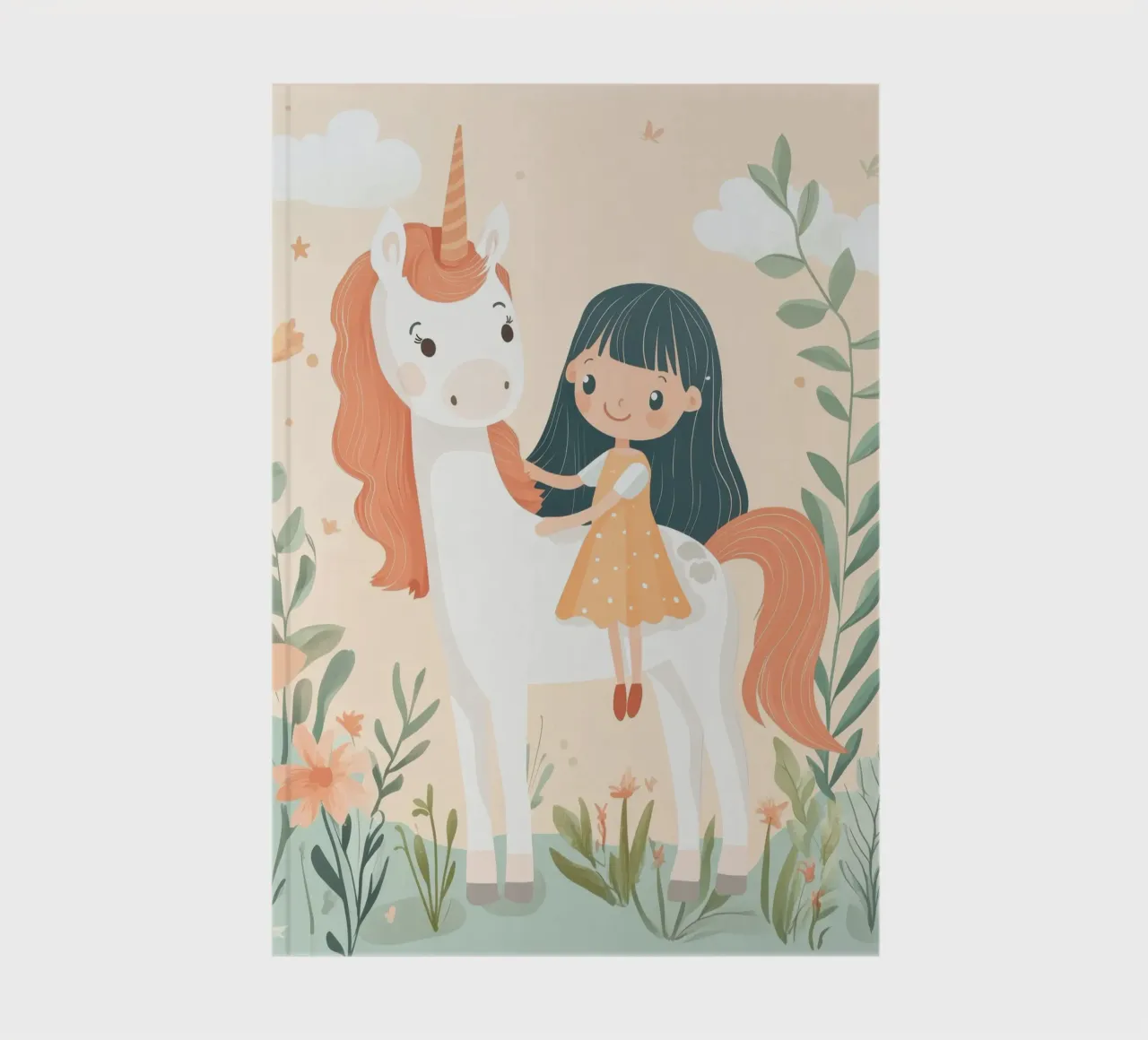 Whimsical Unicorn notebook by Happy Littles