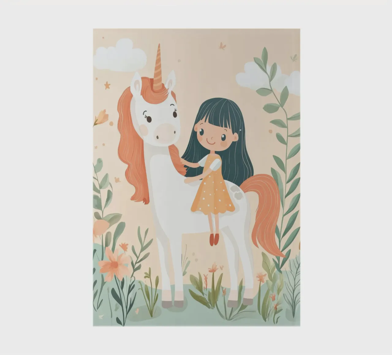 Whimsical Unicorn notebook by Happy Littles