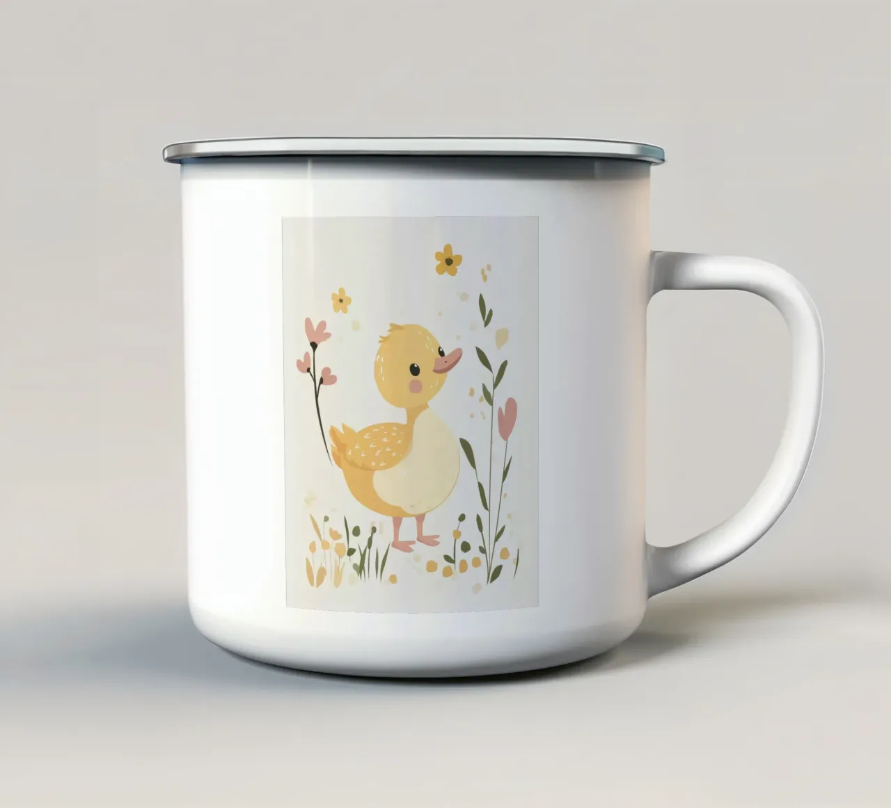 Anatra capricciosa tazza in smalto da Happy Littles