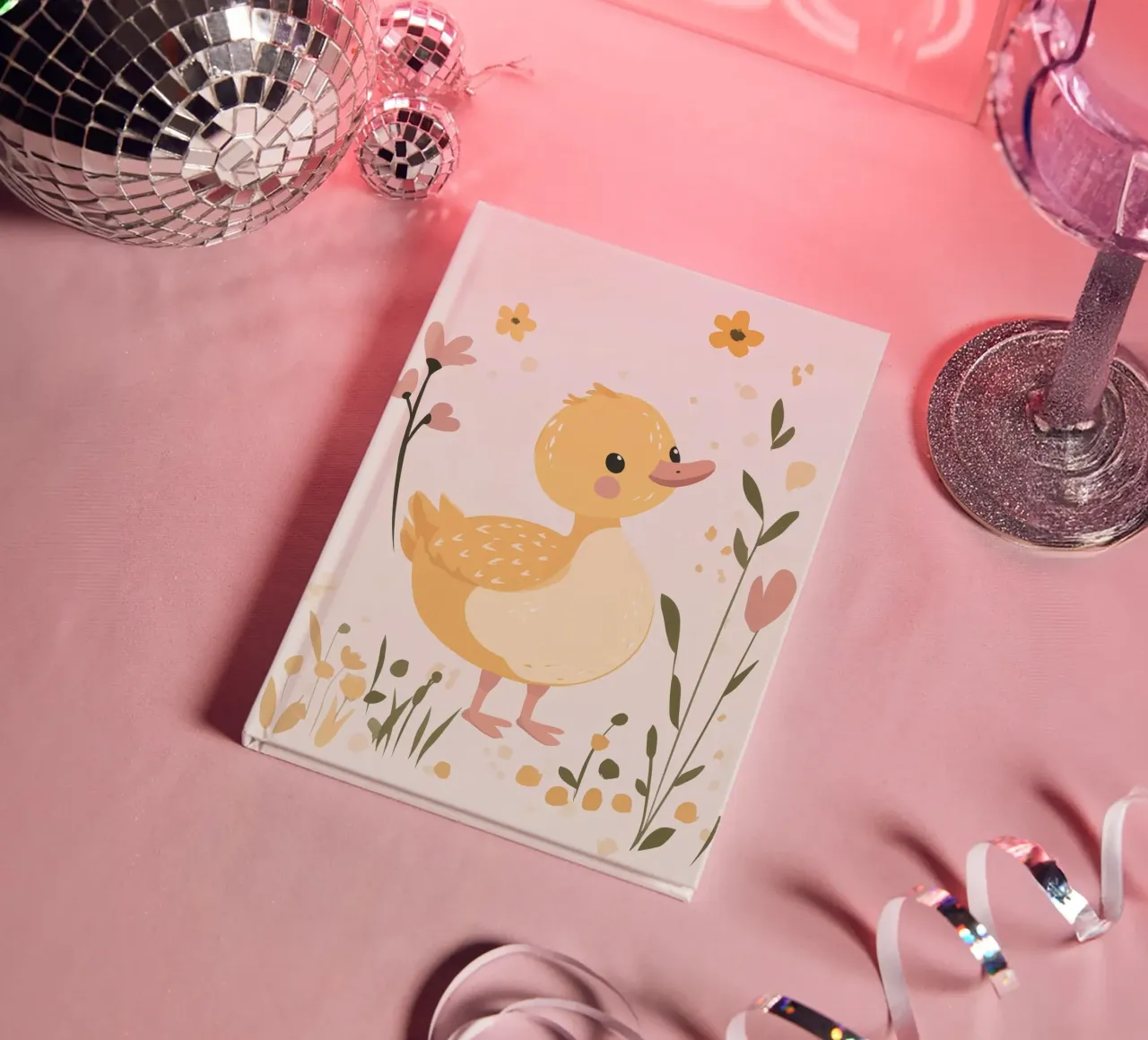 Whimsical Duck notebook by Happy Littles