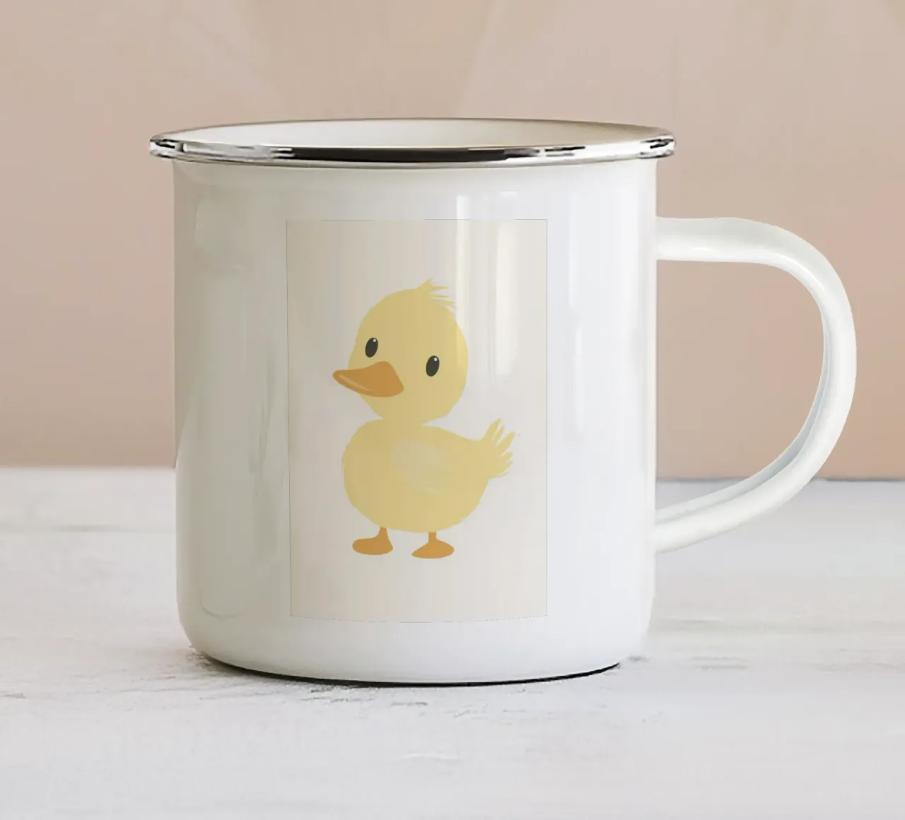 Anatra capricciosa tazza in smalto da Happy Littles