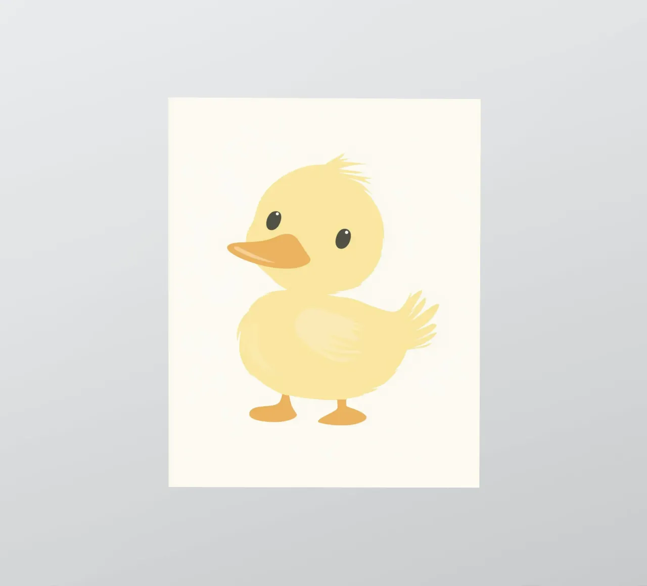 Grillige eend sticker van Happy Littles