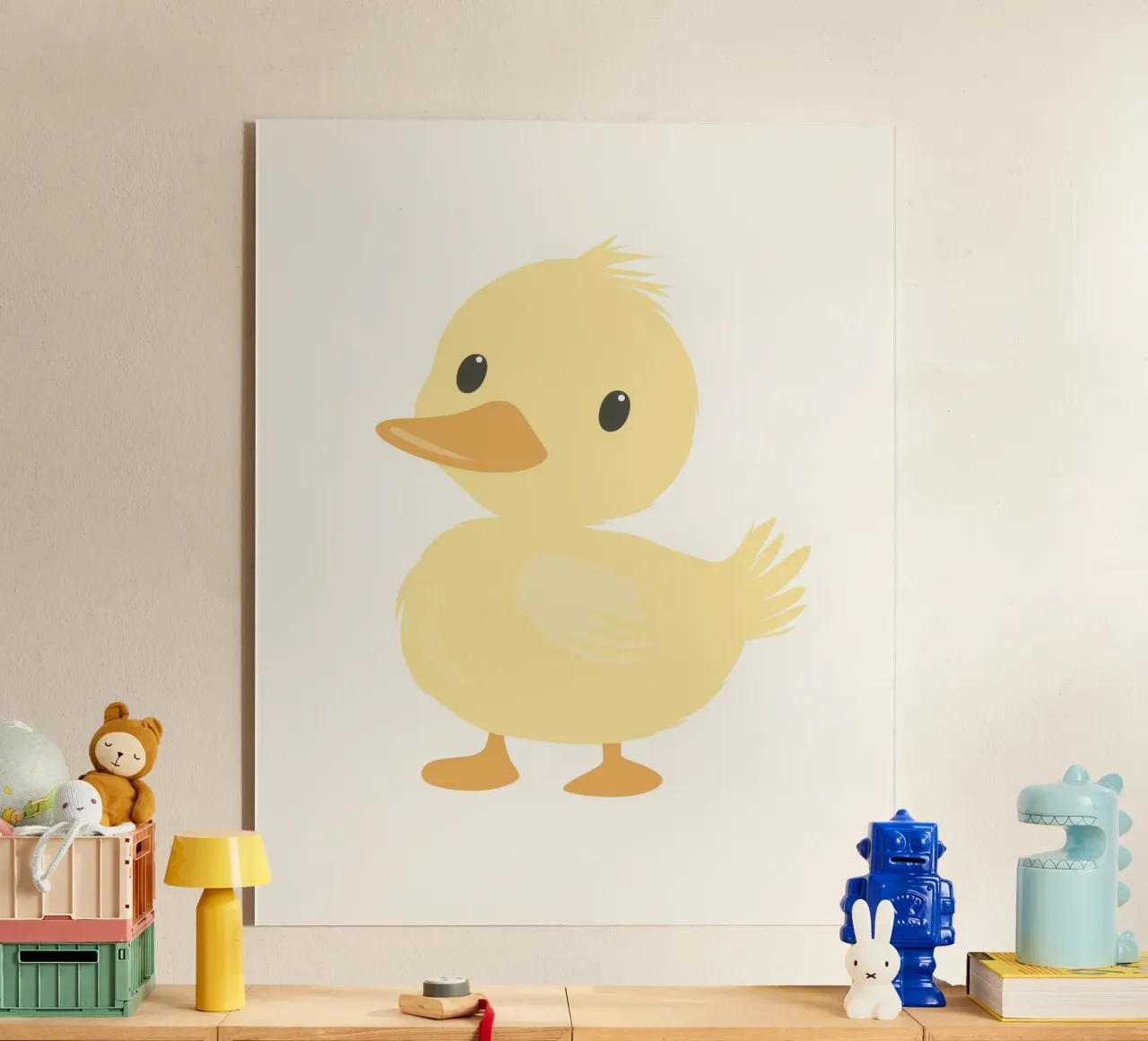 Grillige eend acryl van Happy Littles