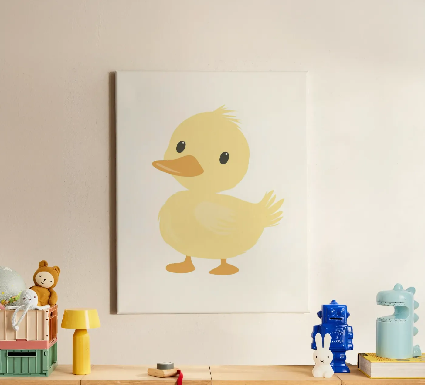 Whimsical Duck canvas van Happy Littles