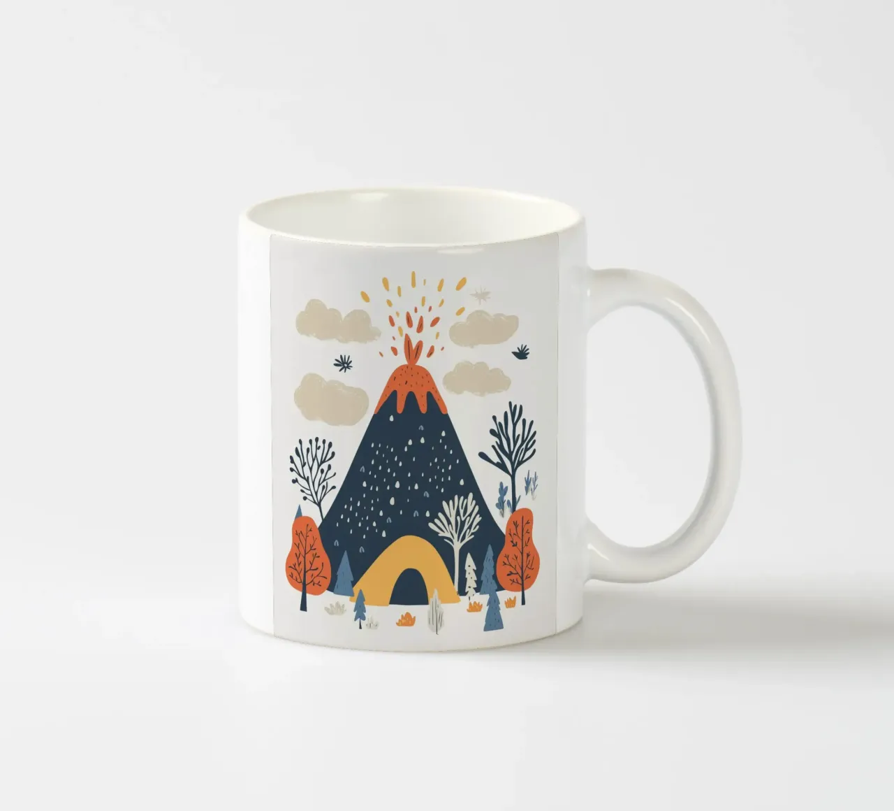 Vulcano stravagante tazza in ceramica da Happy Littles