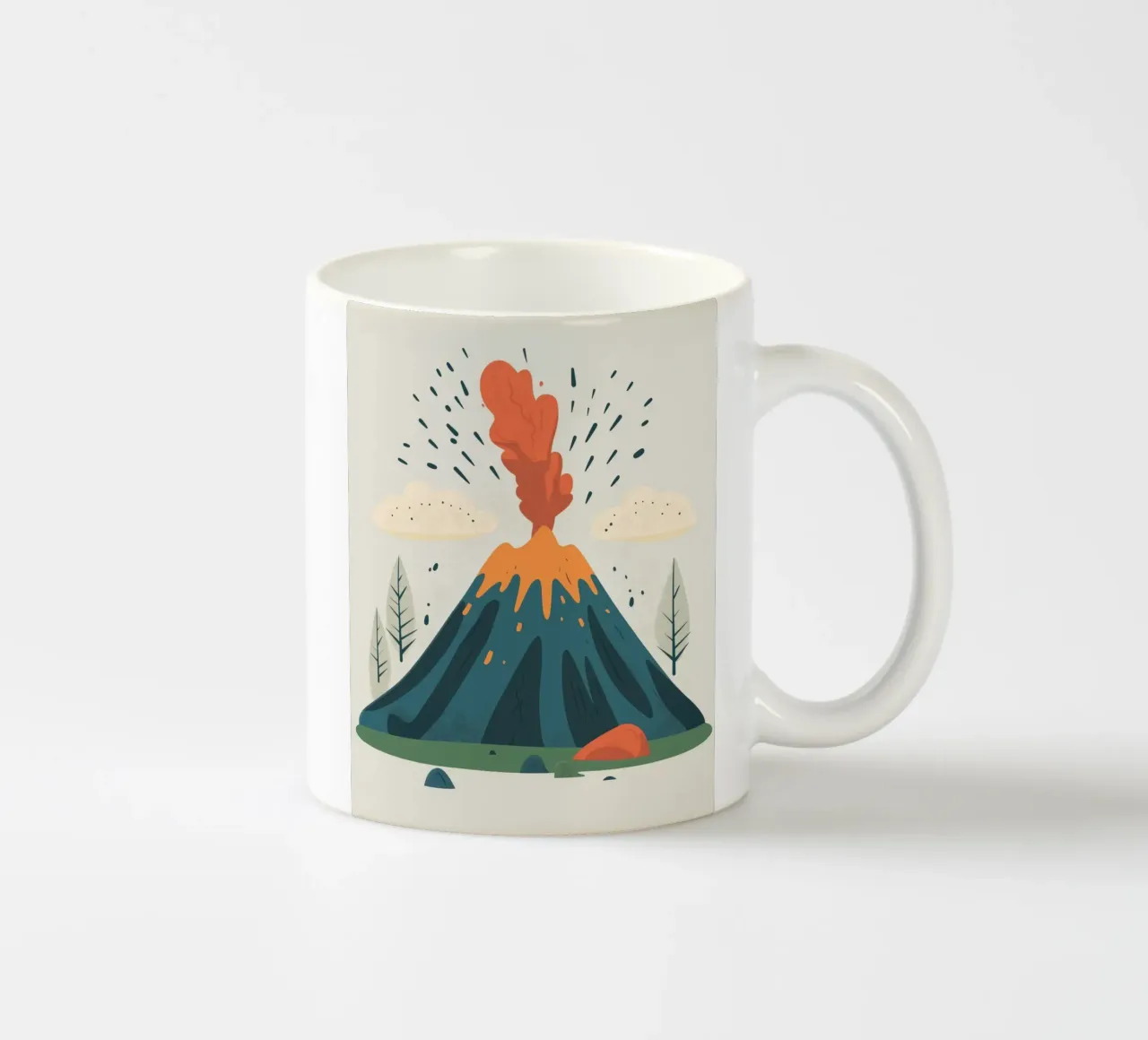 Vulcano stravagante tazza in ceramica da Happy Littles