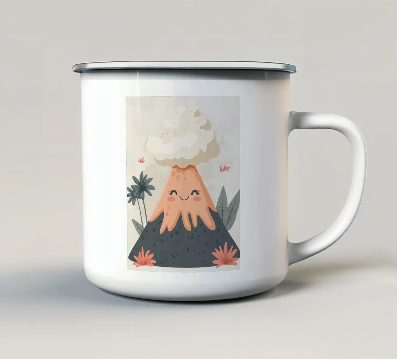 Vulcano stravagante tazza in smalto da Happy Littles