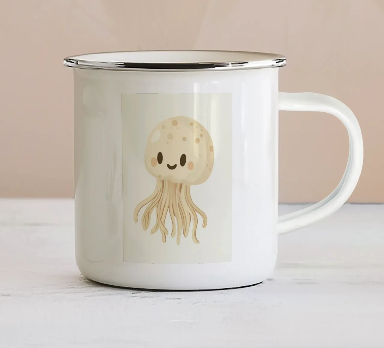 Meduse stravaganti tazza in smalto da Happy Littles