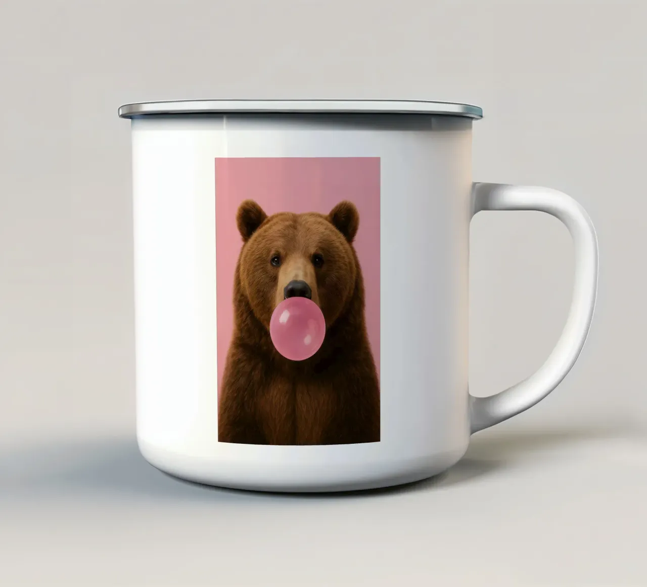 Punk Bear Pop tazza in smalto da Attaboy Dsgn