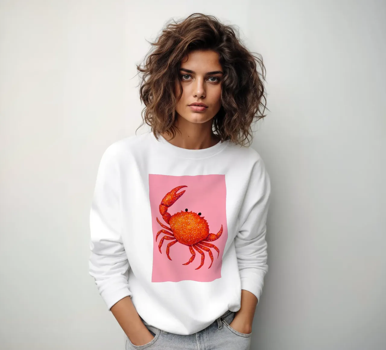Disco Crab felpa da Attaboy Dsgn