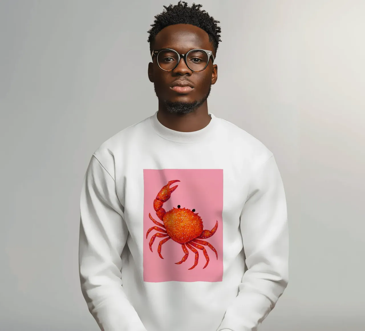 Disco Crab felpa da Attaboy Dsgn