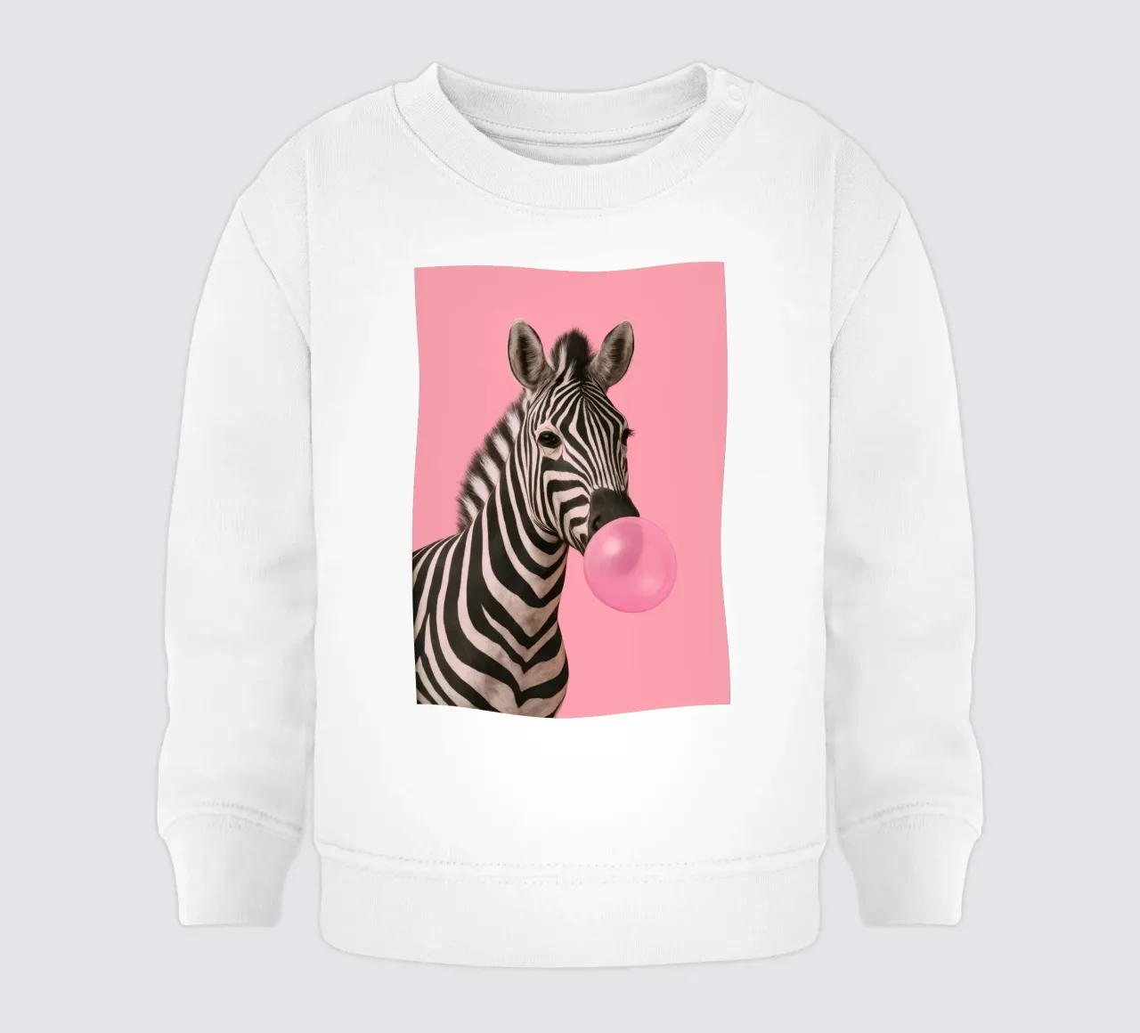 Punk Zebra Pop felpa neonato da Attaboy Dsgn