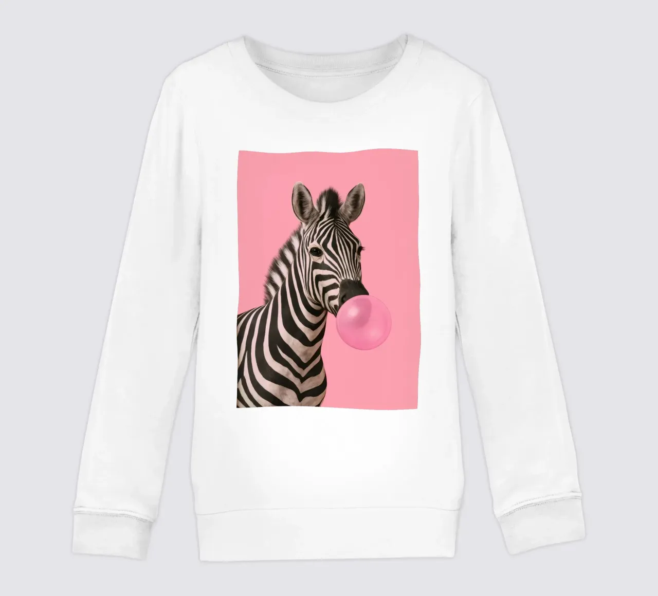 Punk Zebra Pop felpa bambino da Attaboy Dsgn