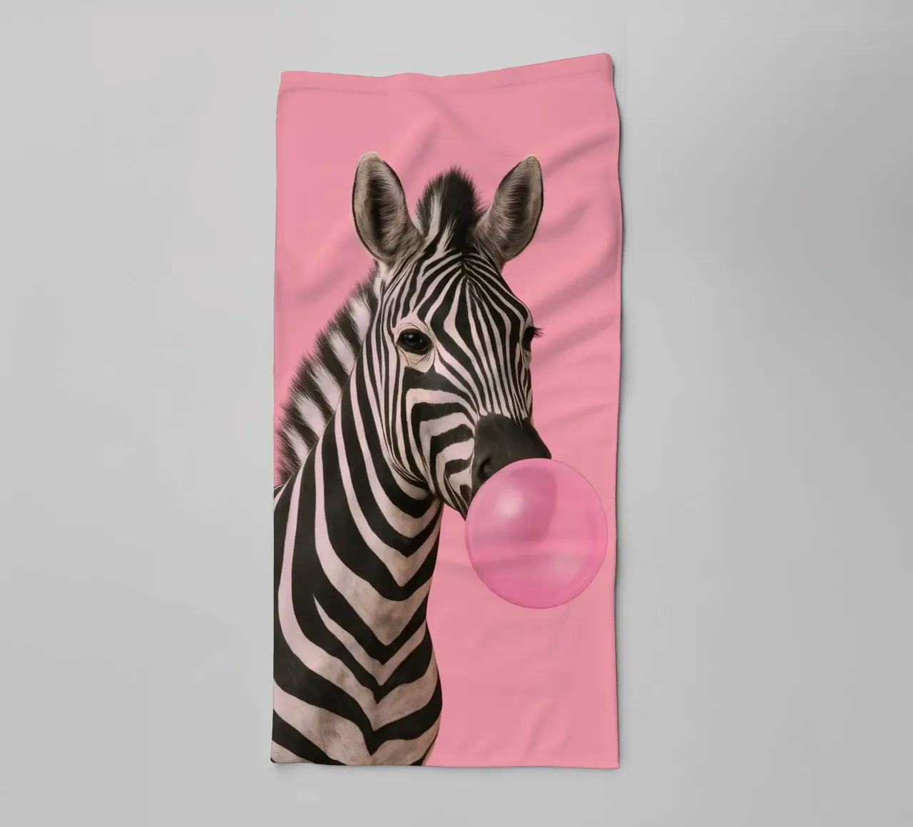 Punk Zebra Pop asciugamano da bagno da Attaboy Dsgn