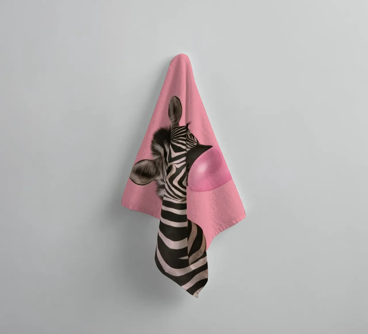 Punk Zebra Pop asciugamano da bagno da Attaboy Dsgn