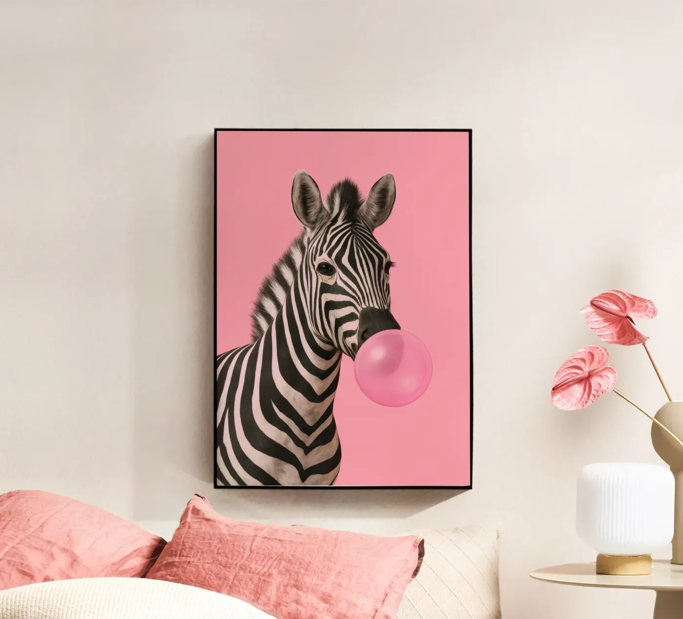Punk Zebra Pop plexiglass da Attaboy Dsgn