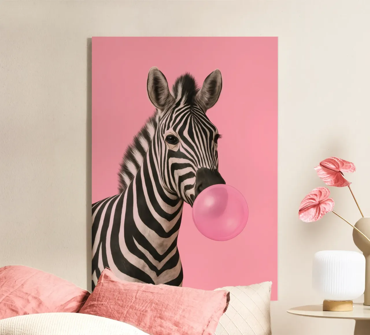 Punk Zebra Pop plexiglass da Attaboy Dsgn
