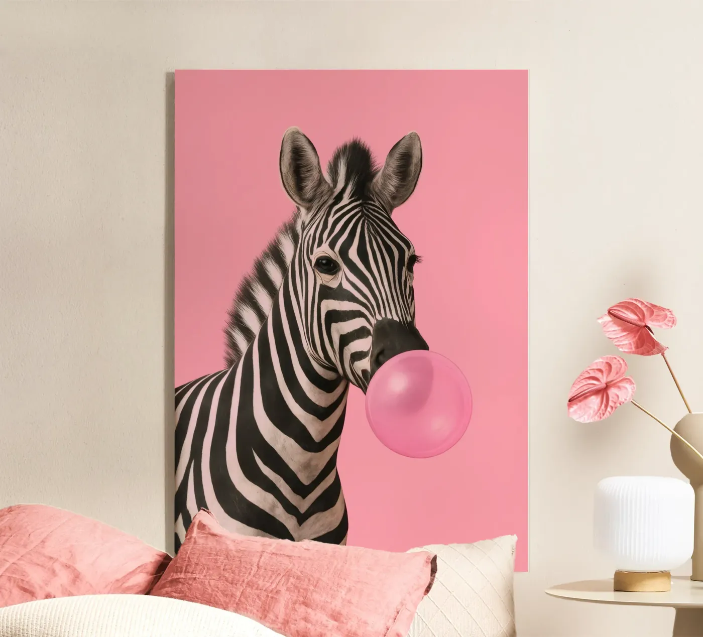Punk Zebra Pop plexiglass da Attaboy Dsgn