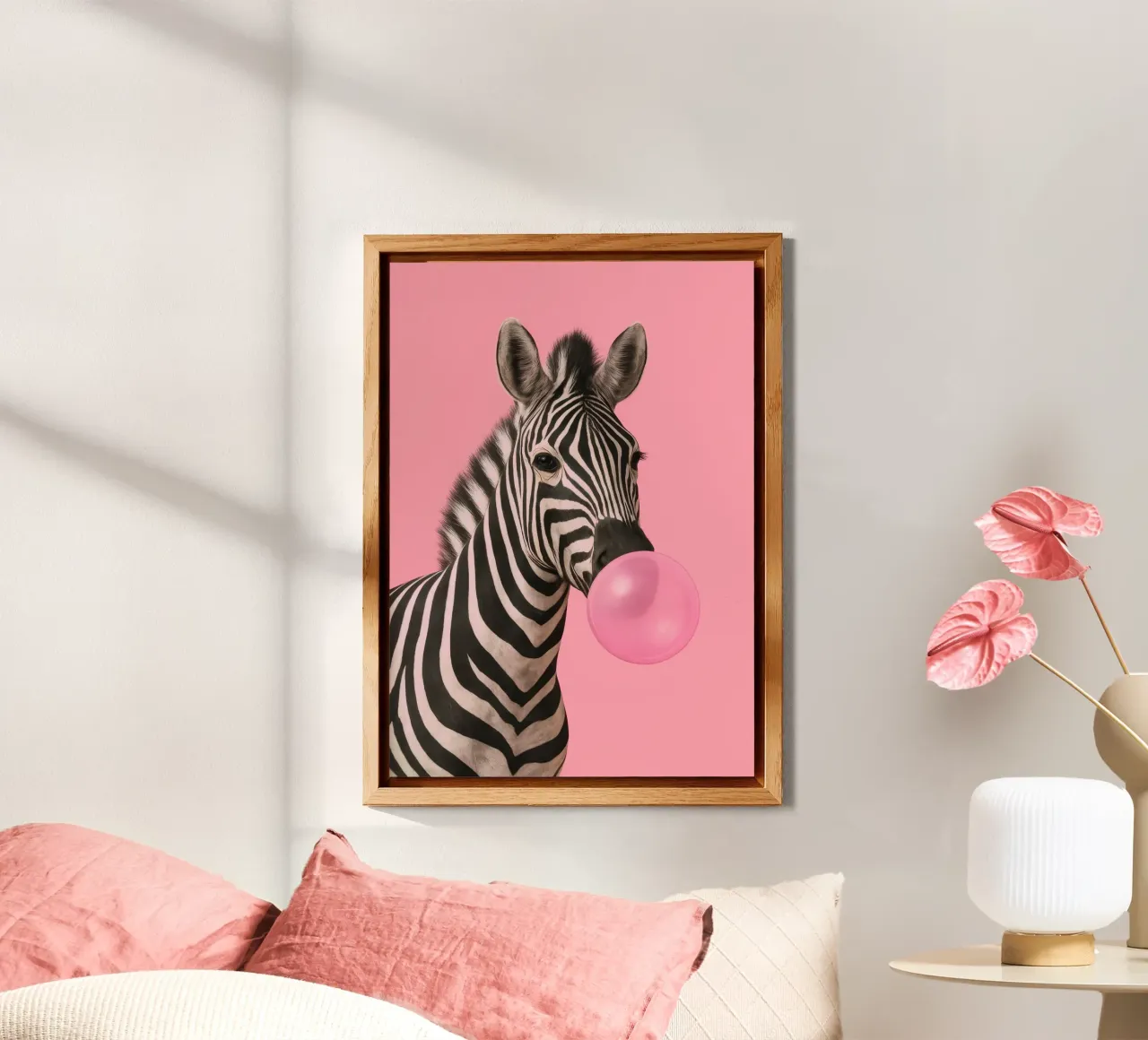 Punk Zebra Pop alluminio dibond da Attaboy Dsgn