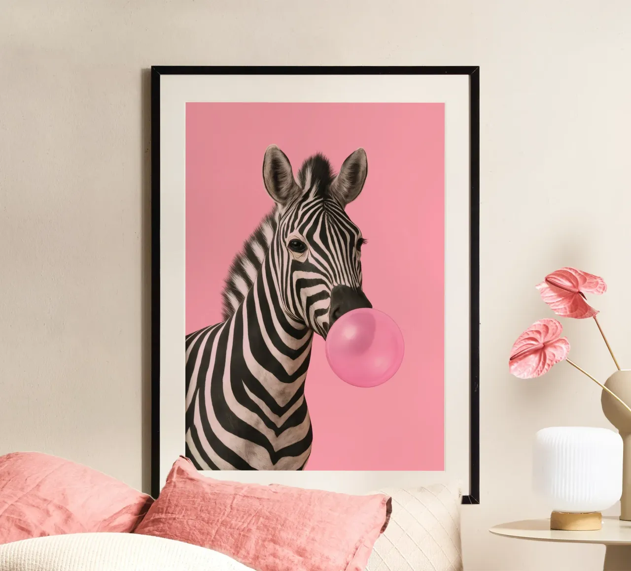 Punk Zebra Pop poster da Attaboy Dsgn