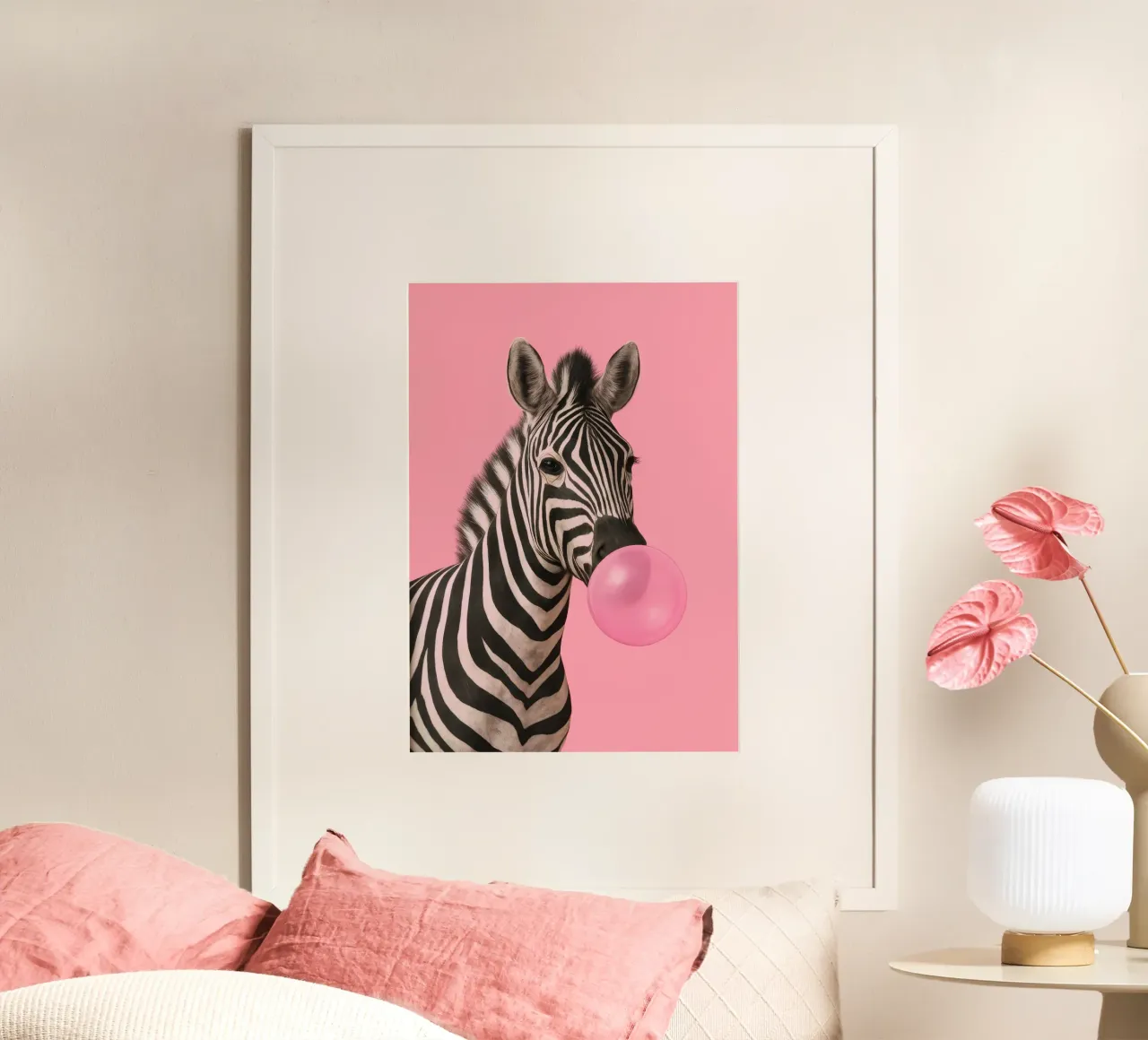 Punk Zebra Pop poster da Attaboy Dsgn
