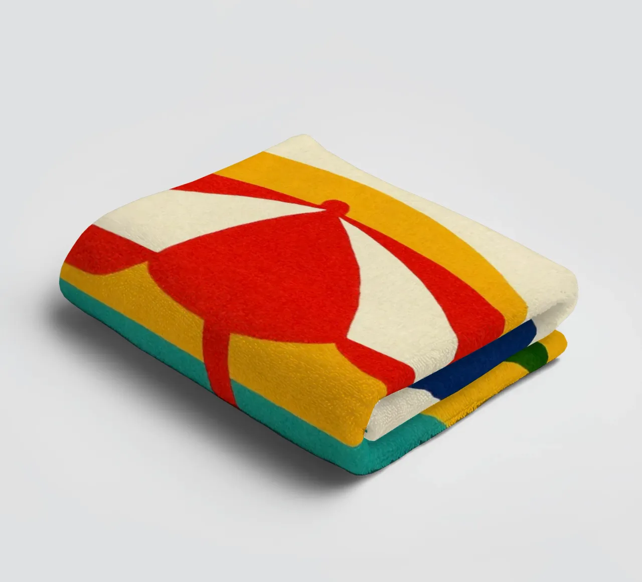 Zitrone und Sommersonnenschirm Handtuch von JETLAG | affiches voyage