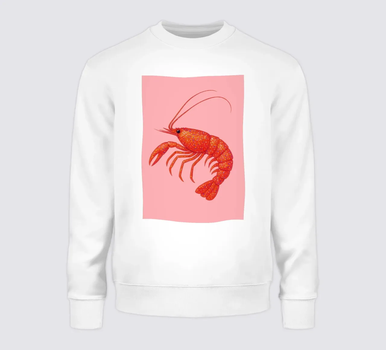 Disco Shrimp felpa da Attaboy Dsgn