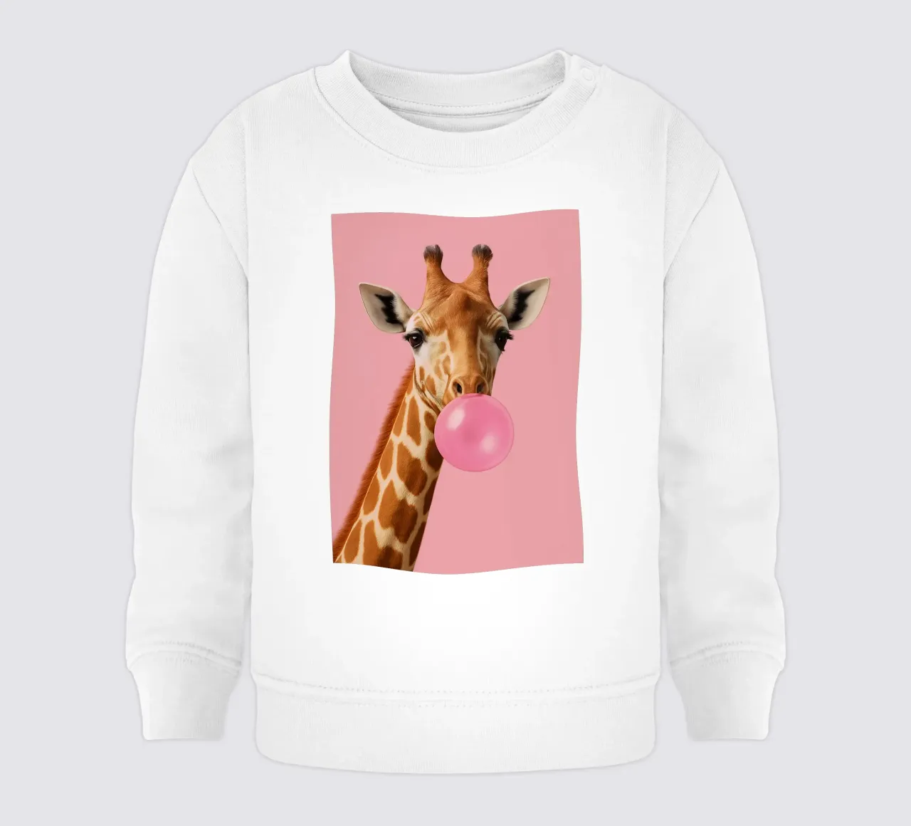 Bubblegum Giraffe felpa neonato da Attaboy Dsgn