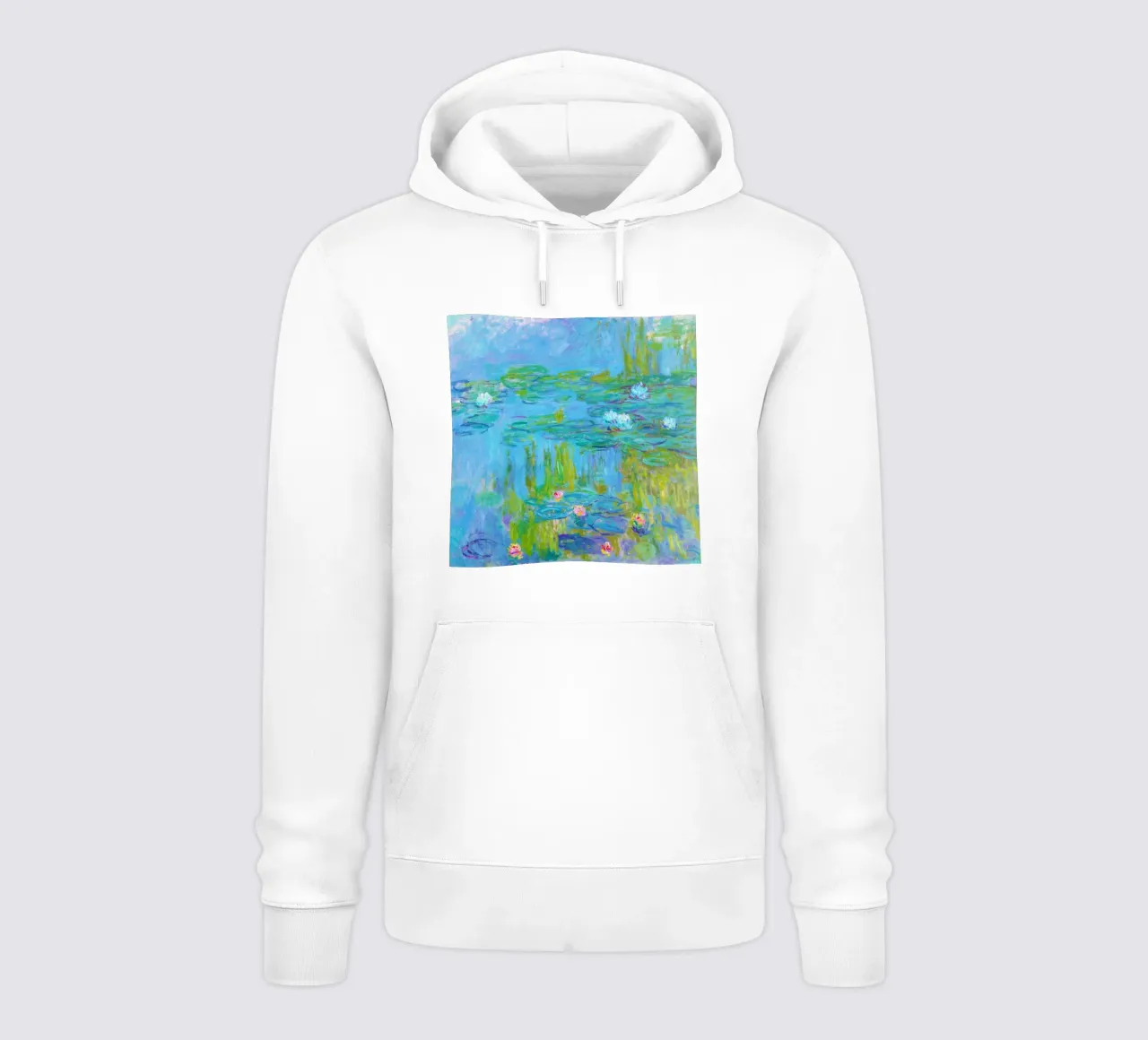 Le ninfee di Claude Monet felpa con cappuccio da Venus Art