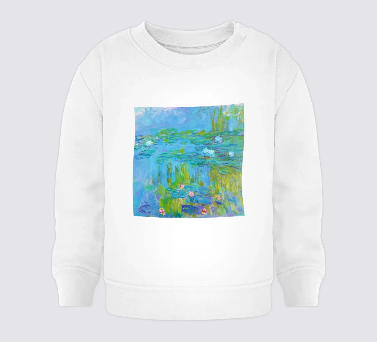Le ninfee di Claude Monet felpa neonato da Venus Art