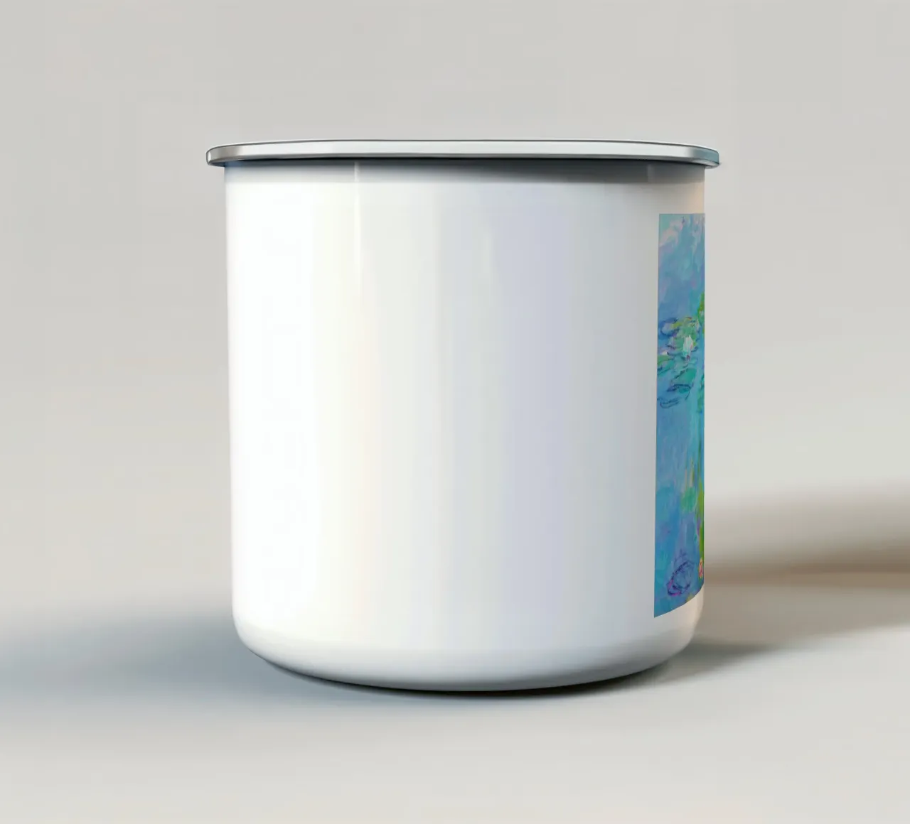 Le ninfee di Claude Monet tazza in smalto da Venus Art