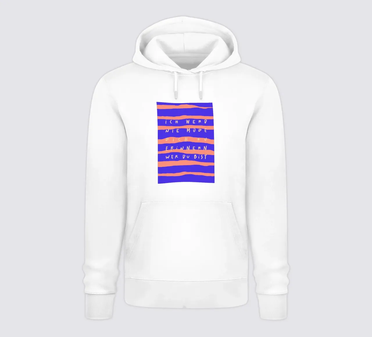 ich werde nie müde, dich zu erinnern, wer du bist. felpa con cappuccio da FRICKE DESIGN